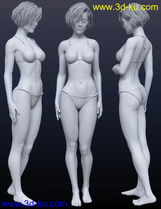 HS Storm for Genesis 8.1 Female模型的图片6