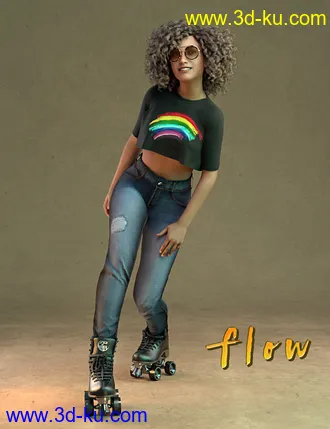 3D打印模型IGD Flow Poses for Genesis 8 Female的图片