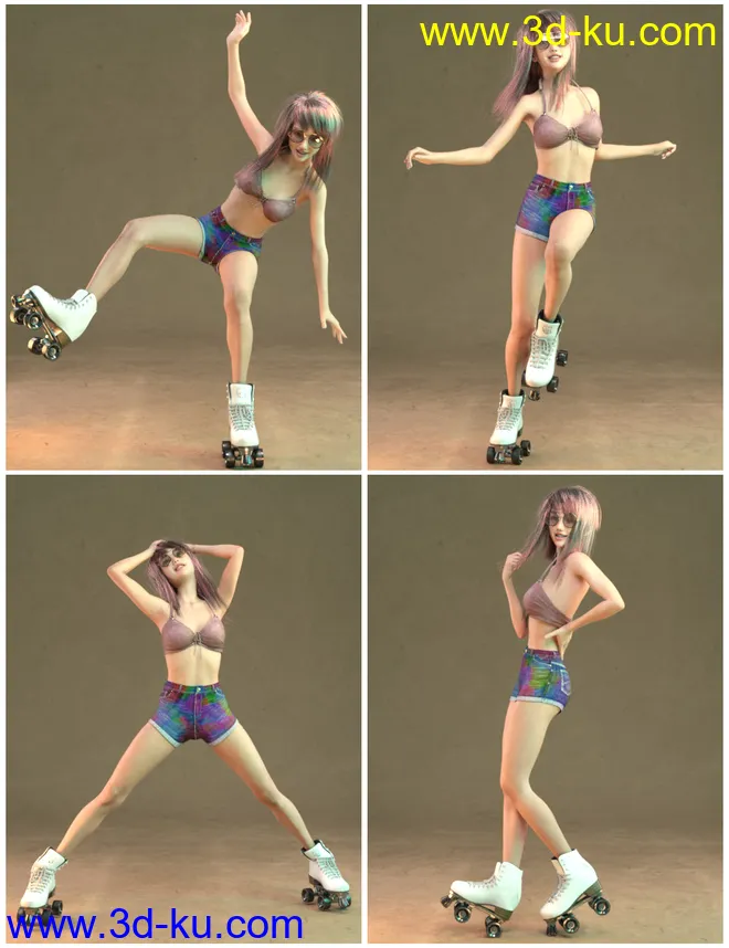 IGD Flow Poses for Genesis 8 Female模型的图片3