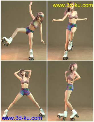 3D打印模型IGD Flow Poses for Genesis 8 Female的图片