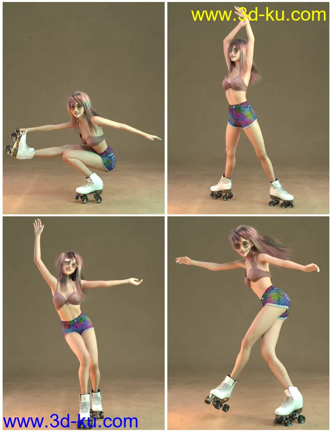 IGD Flow Poses for Genesis 8 Female模型的图片4