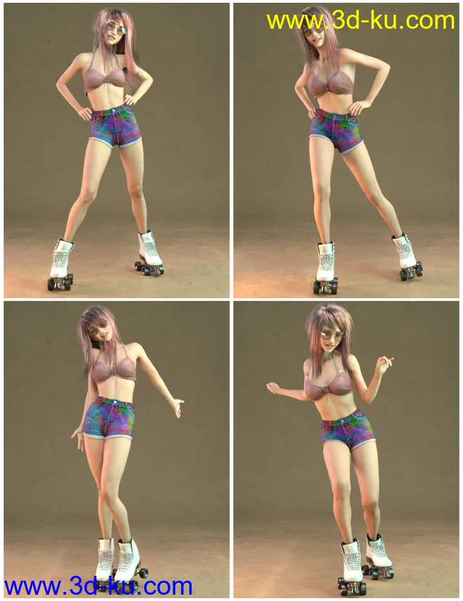 IGD Flow Poses for Genesis 8 Female模型的图片6