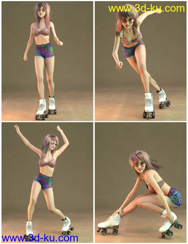 IGD Flow Poses for Genesis 8 Female模型的图片7