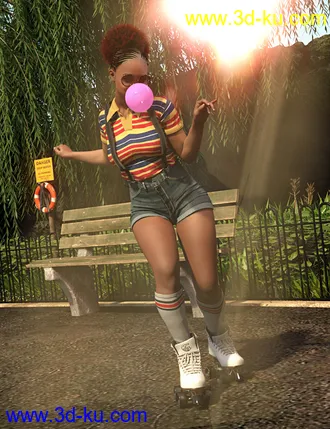 3D打印模型IGD Flow Poses for Genesis 8 Female的图片