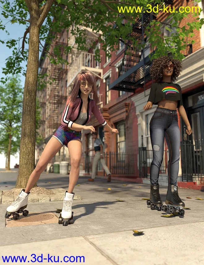 IGD Flow Poses for Genesis 8 Female模型的图片9