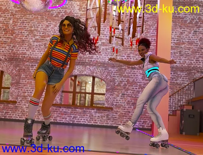 IGD Flow Poses for Genesis 8 Female模型的图片10