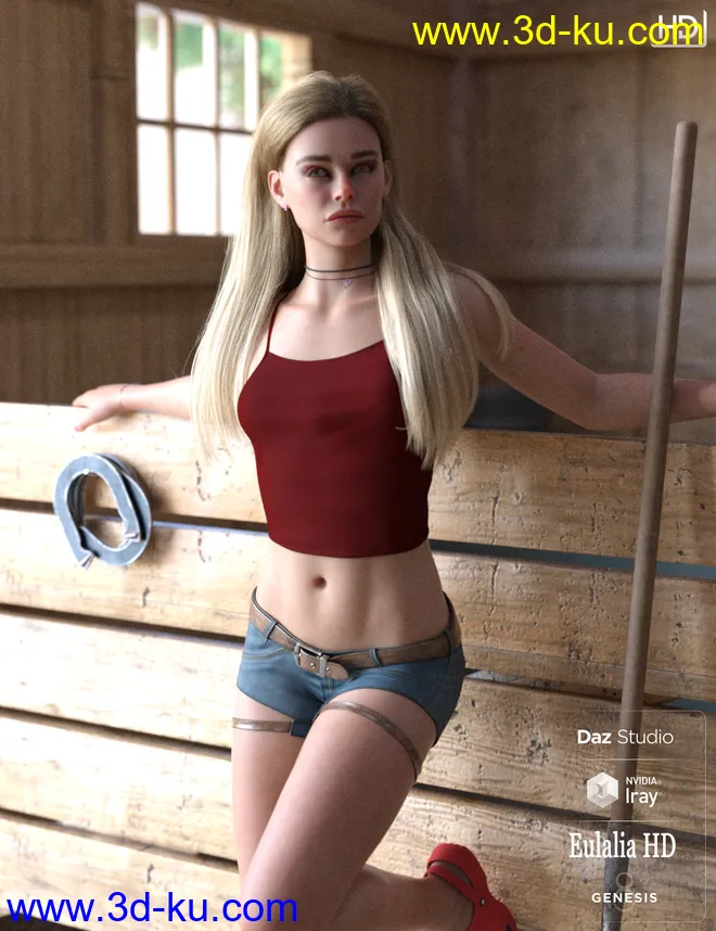 Ingeborg HD For Genesis 8 Female模型的图片2