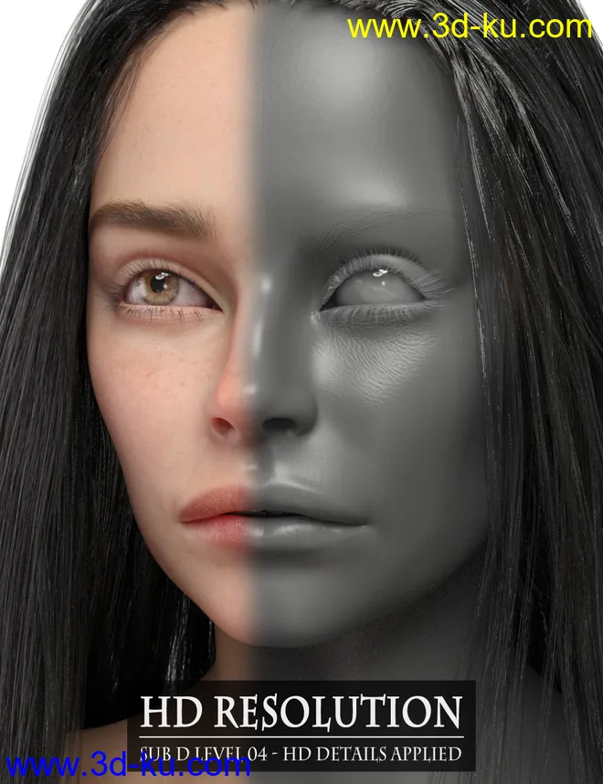 Ingeborg HD For Genesis 8 Female模型的图片7