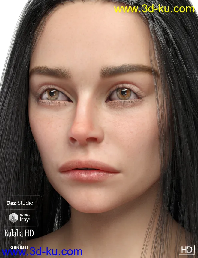 Ingeborg HD For Genesis 8 Female模型的图片8