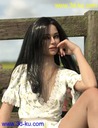 3D打印模型Ingeborg HD For Genesis 8 Female的图片