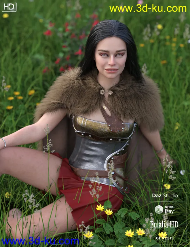 Ingeborg HD For Genesis 8 Female模型的图片14