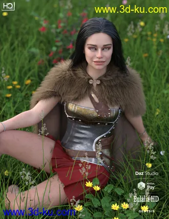 3D打印模型Ingeborg HD For Genesis 8 Female的图片