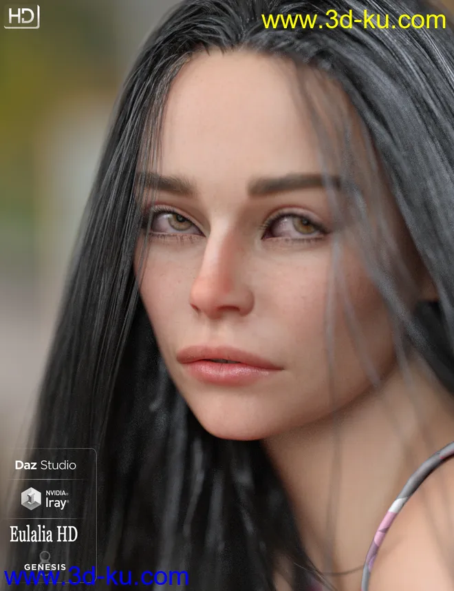 Ingeborg HD For Genesis 8 Female模型的图片15