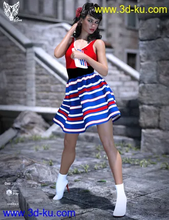 3D打印模型Inocencia Dress Texture Pack的图片