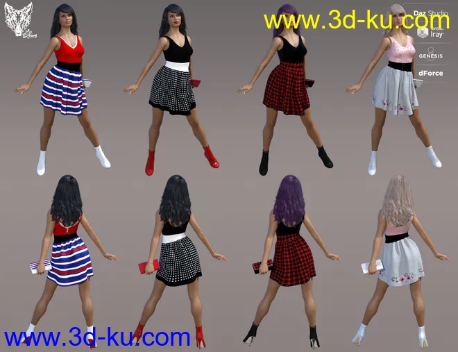 Inocencia Dress Texture Pack模型的图片6