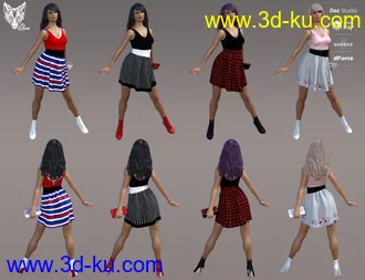 3D打印模型Inocencia Dress Texture Pack的图片