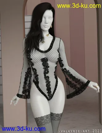 3D打印模型InStyle - dforce Seductive Leotard for G8F & G8.1F的图片