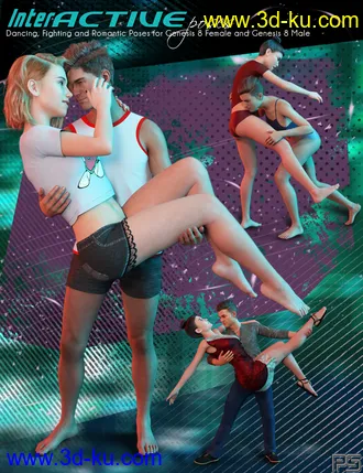 3D打印模型InterActive Poses for Genesis 8的图片