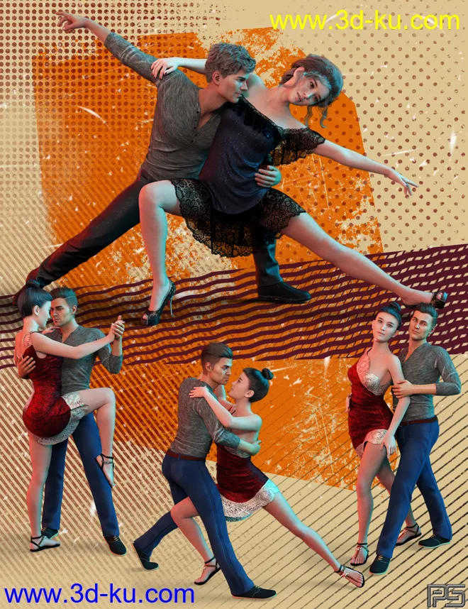 InterActive Poses for Genesis 8模型的图片3