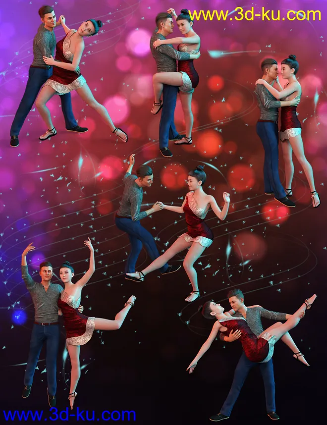 InterActive Poses for Genesis 8模型的图片4