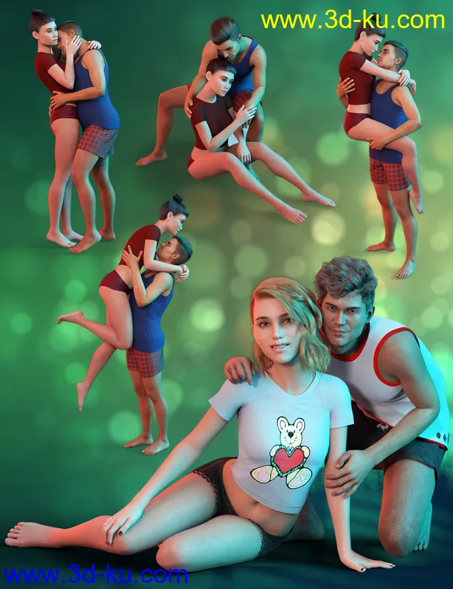 InterActive Poses for Genesis 8模型的图片5