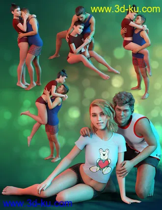 3D打印模型InterActive Poses for Genesis 8的图片