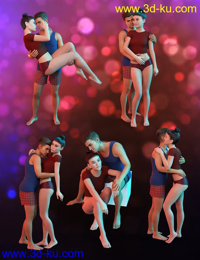 InterActive Poses for Genesis 8模型的图片6