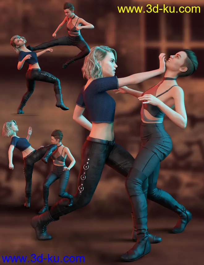 InterActive Poses for Genesis 8模型的图片7