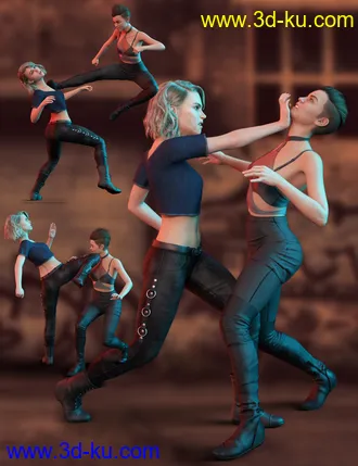 3D打印模型InterActive Poses for Genesis 8的图片