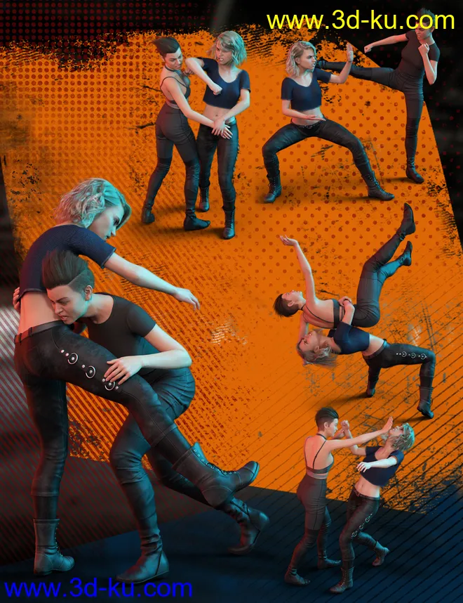 InterActive Poses for Genesis 8模型的图片8