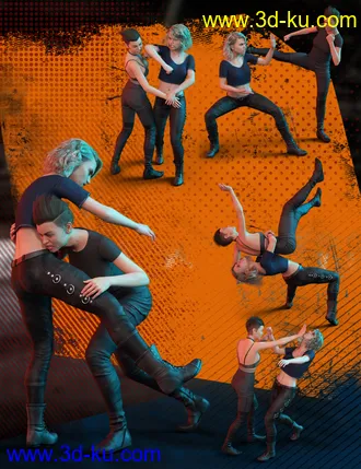 3D打印模型InterActive Poses for Genesis 8的图片