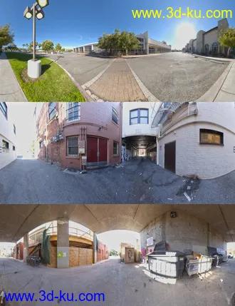 3D打印模型iRadiance Pro Series 16k HDRIs - Urban Mix的图片