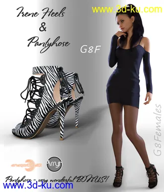 3D打印模型Irene Heels and Pantyhose G8F的图片