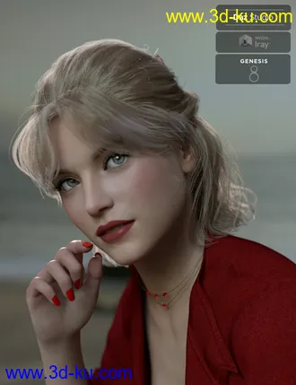 3D打印模型Isabel Casual Hair for Genesis 8 Females的图片