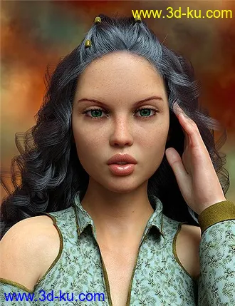 3D打印模型Isah HD for Genesis 8 Female的图片