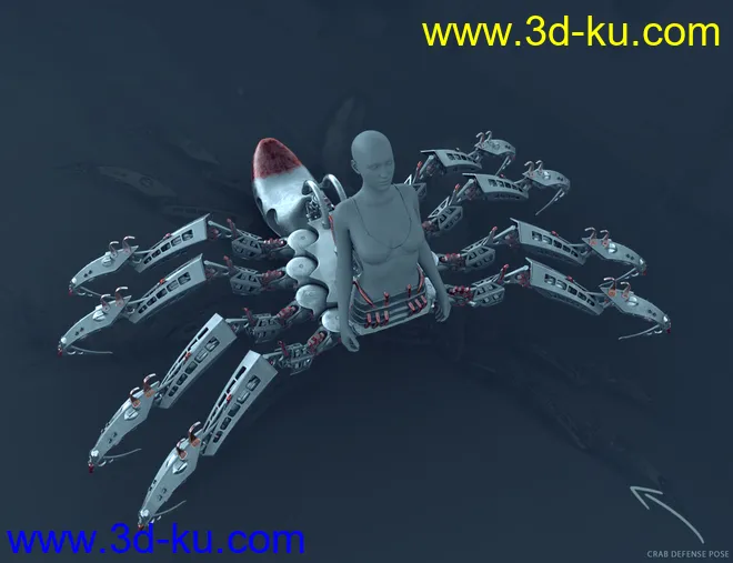 Itsy Bitsy Poses for the Spider Mech模型的图片4