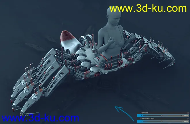 Itsy Bitsy Poses for the Spider Mech模型的图片9