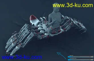 3D打印模型Itsy Bitsy Poses for the Spider Mech的图片