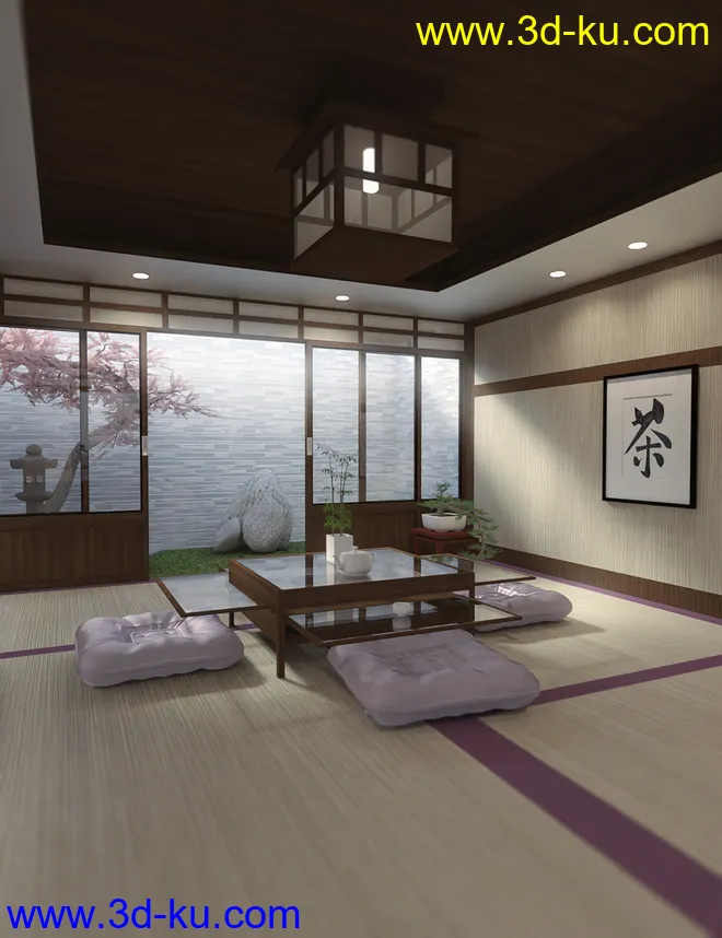 Japanese Dining Room模型的图片1