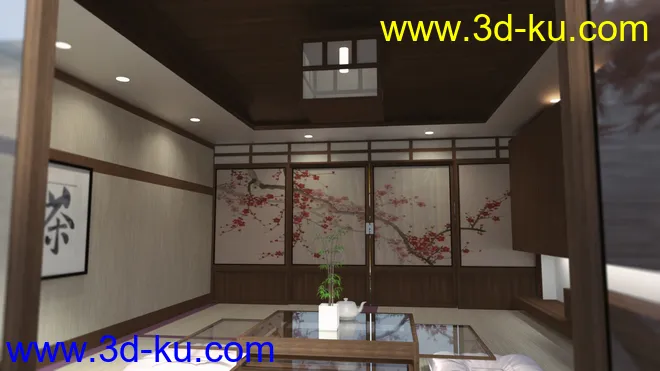 Japanese Dining Room模型的图片4