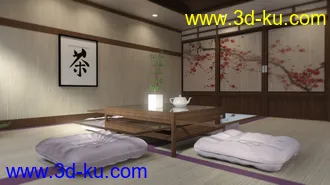 3D打印模型Japanese Dining Room的图片