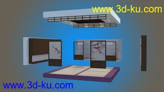 3D打印模型Japanese Dining Room的图片