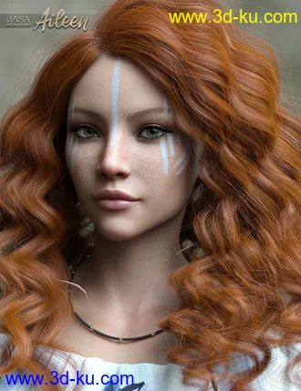 3D打印模型JASA Aileen for Genesis 8 and 8.1 Female的图片