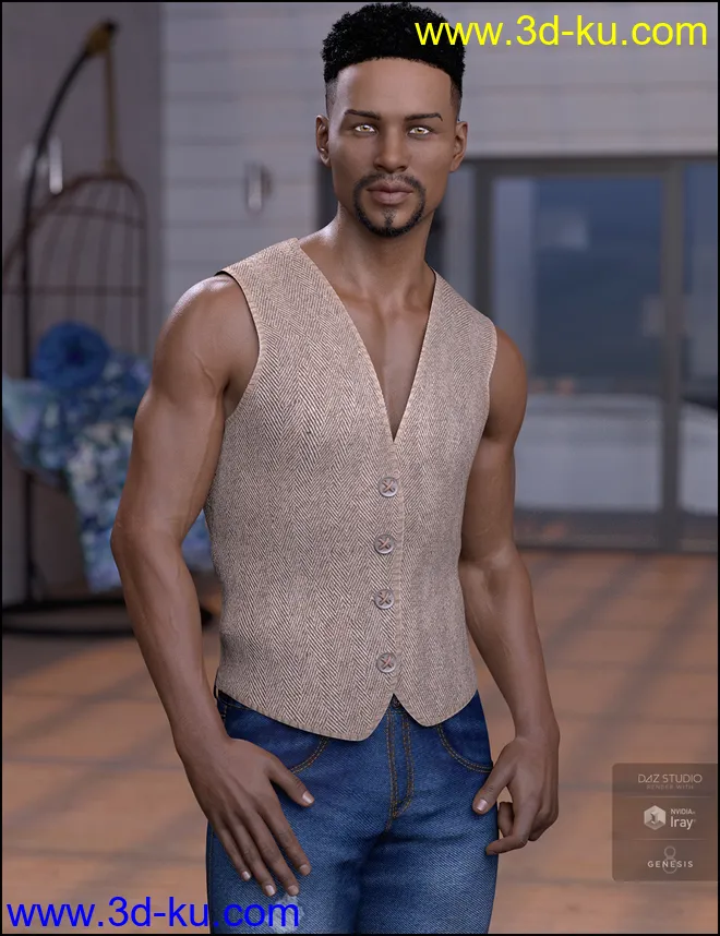 Jasper for Genesis 8 Male模型的图片2