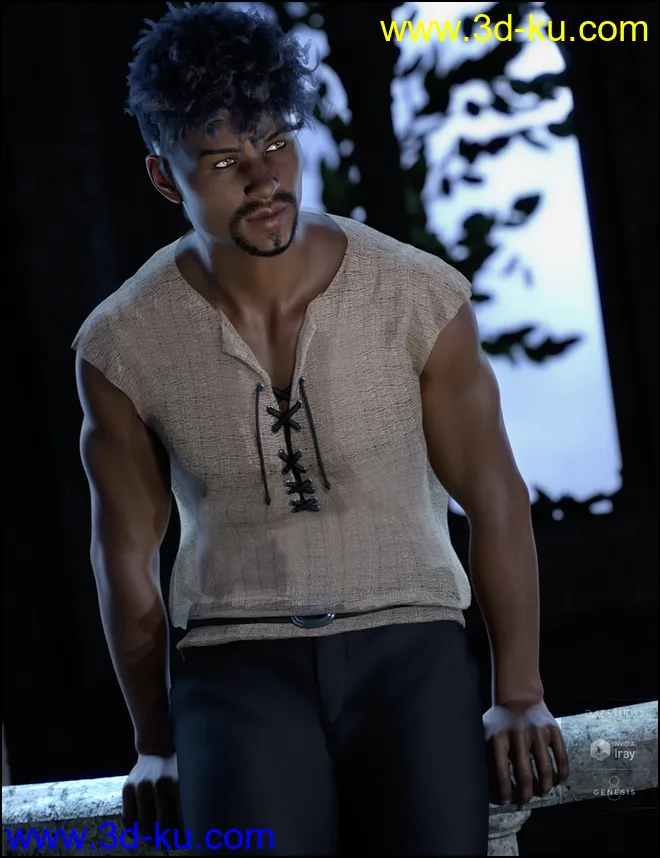 Jasper for Genesis 8 Male模型的图片6