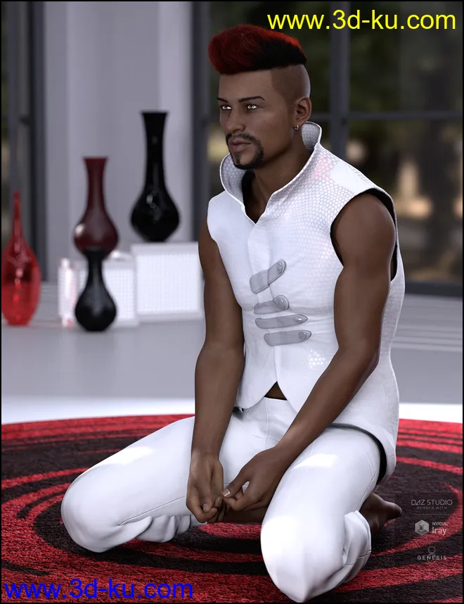 Jasper for Genesis 8 Male模型的图片10