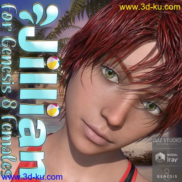 Jillian For Genesis 8 Females模型的图片1