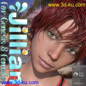 3D打印模型Jillian For Genesis 8 Females的图片