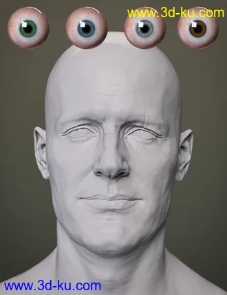 3D打印模型Joachim HD for Genesis 8.1 Male的图片