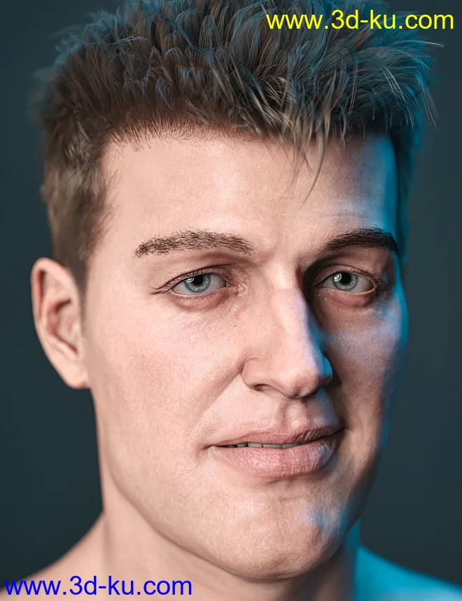 Joachim HD for Genesis 8.1 Male模型的图片8